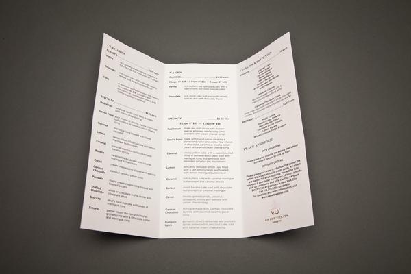 Corporate Identity #branding #cupcakes #treats #menu #sweet