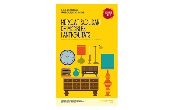 Mercat Solidari… | Ohhh.ws #vector #padilla #yellow #ohhh #illustration #furniture