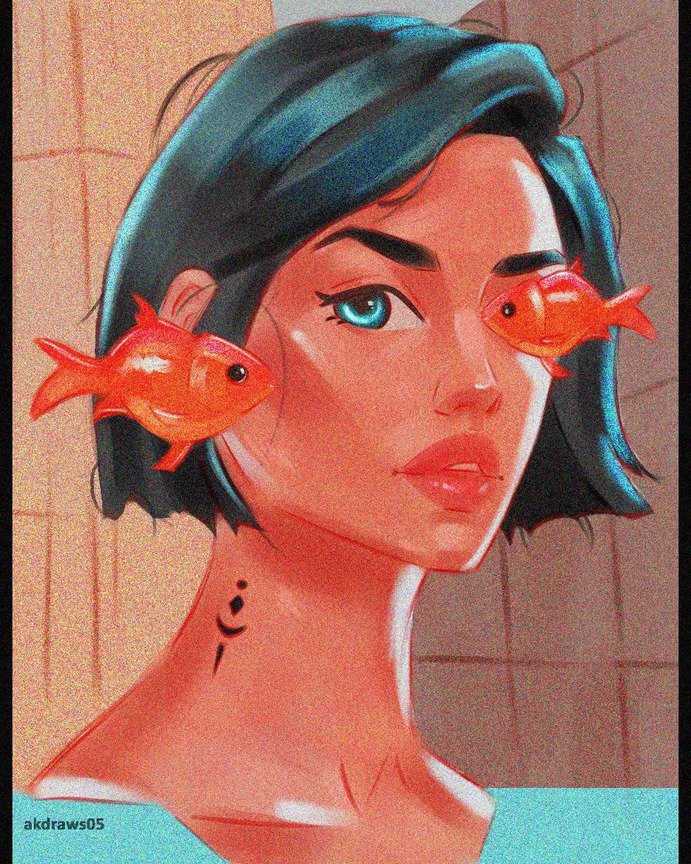 G o l d F i s h ~ 🐟 by DrawAK05