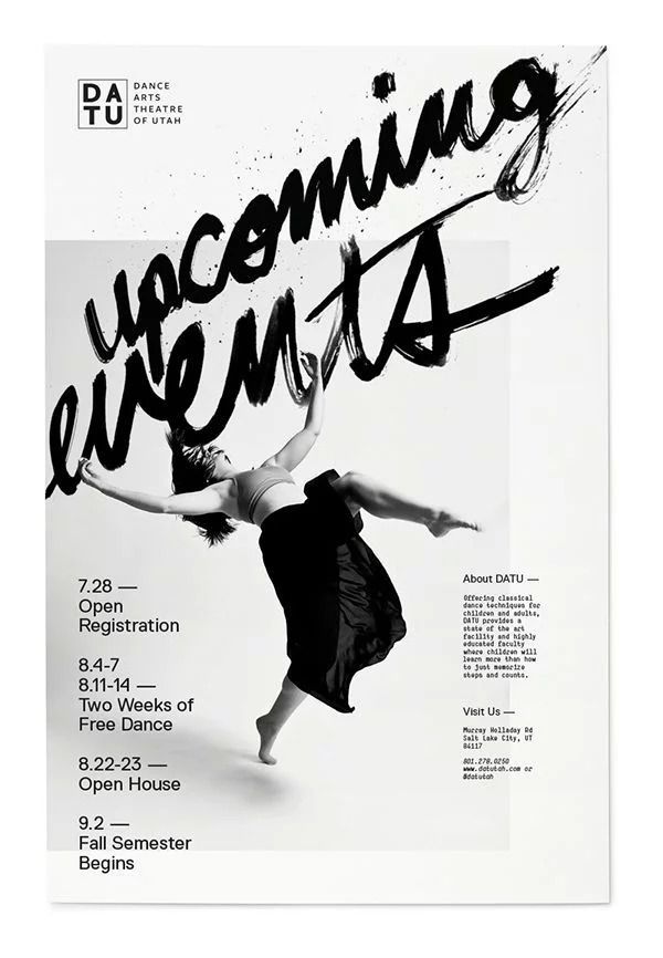 Upcoming Events Dance Poster
