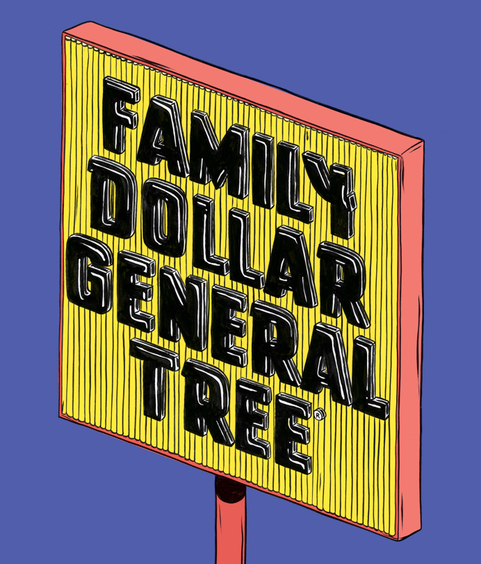 Family Dollar General Tree by Kelsey Dake