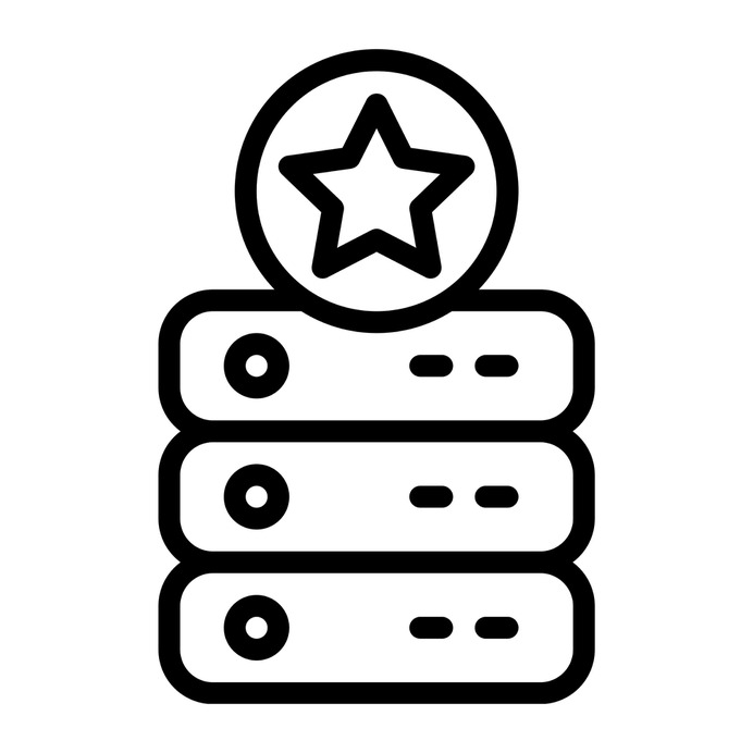 See more icon inspiration related to star, seo and web, servers, hosting, network, storage, server, files, multimedia, database and technology on Flaticon.