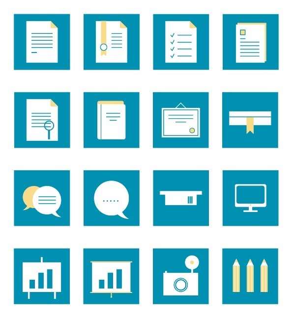 set di icone gratuite per curriculum vitae #cv #free #icons #graficheria