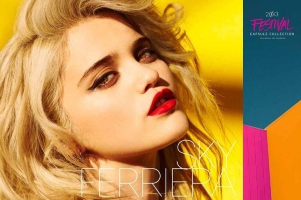 Sky Ferreira photographed by David Roemer (Atelier Management) in sunny California for Forever 21′s Festival style book starring it gi #fashion #photography #inspiration