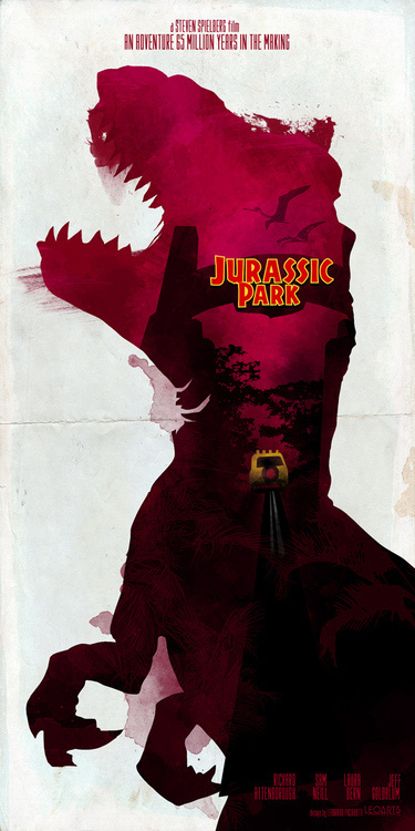 Inspired Movie Poster #2: Jurassic Park (1993)
