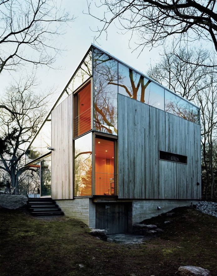 Striking Angular Cottage in Connecticut