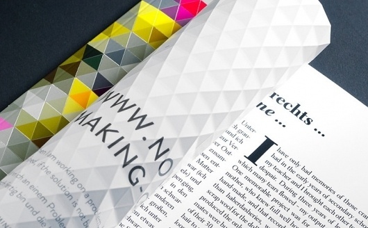 A Magazine Cover Inspired By Bucky Fuller Highlights The Feel Of Paper | Co.Design: business + innovation + design #design #graphic #novum #geometric #buckminster #fuller #magazine #paperlux