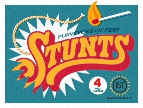 FFFFOUND! #illustration #contrast #stunt #typography
