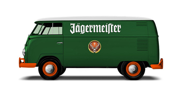 VW T1 « TWWHLSPLS #bus #red #jagermeister #retro #vw #green