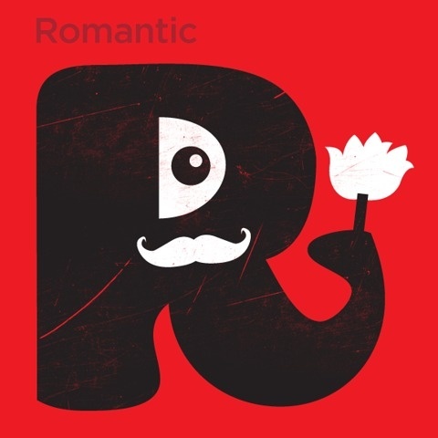 FFFFOUND! #valentines #white #red #black #illustration #type #fun #love #typography