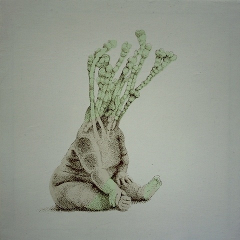 Marta Antoniak #marta #silkscreen #antoniak #hybrid #canvas #drawing