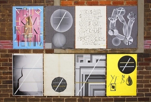 AESTHETIC NOTIONS #abstract #design #graphic #shapes #typograpy #wall #poster #art