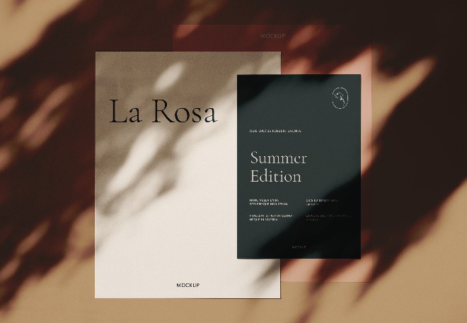 Print Mockup Scene #paper #print #branding #identity #logo #design #mockup