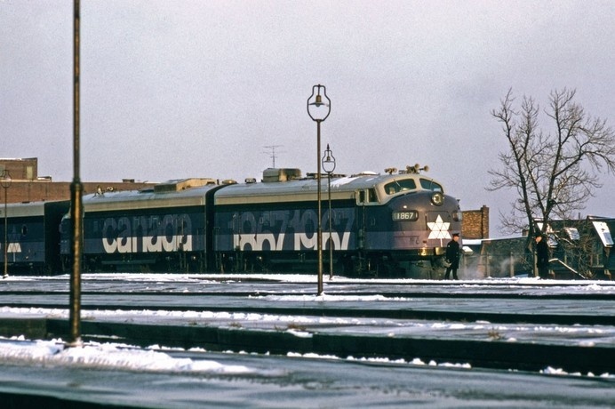 Canada - Confederation Train - page 7 #train #canada #1967 #confederation #locomotive