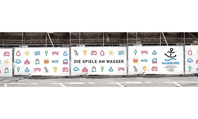 corporate design concept for the 2024 Olympic Games candidacy of Hamburg #Olympics #Hojin Kang #Barbara Madl #cameokid #branding