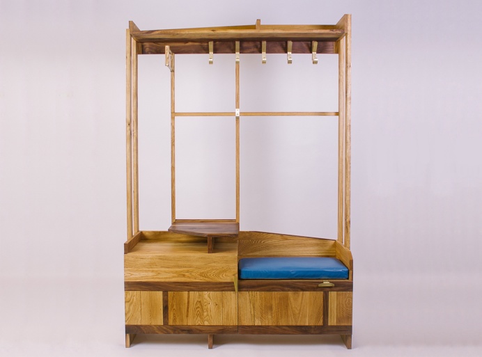 Hallway Cabinet Odessey Fly Massive Millworks #fly-massive-millworks #interior #wood #walnut #modernism #hallway #cabinet #oak #woodworking