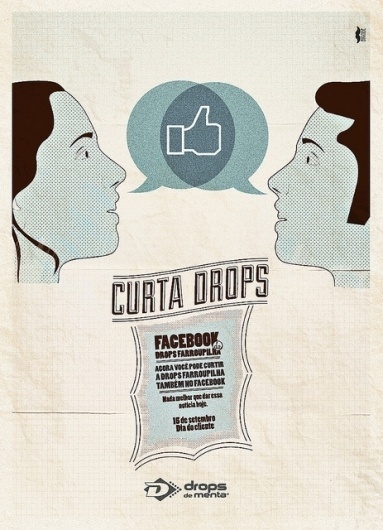 Facebook Drops | Flickr - Photo Sharing! #moustache #facebook #idea #drops #bigode