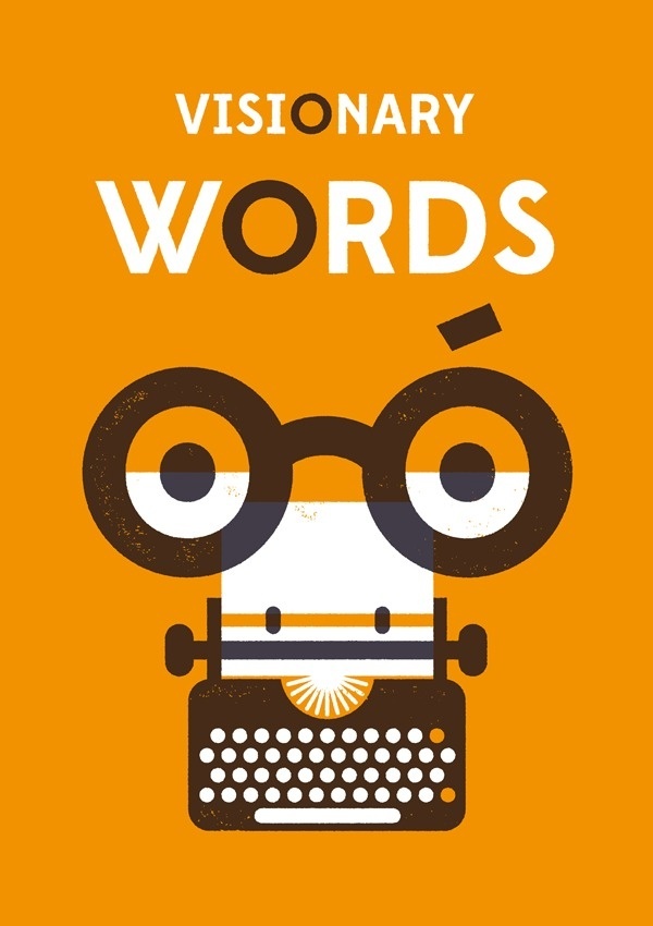 Visionary Words - Aron Vellekoop León #illustration