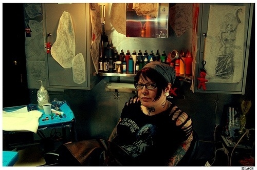 All sizes | Alisha of modern Body | Flickr - Photo Sharing! #profile #color #digital #tattoo #photography #artist