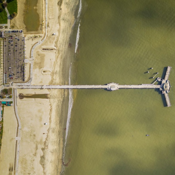 Piers of Southern California: Aerial Photography by Mitchell Rouse