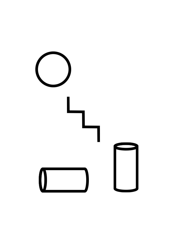 simple #white #space #black #shape #basic #blank