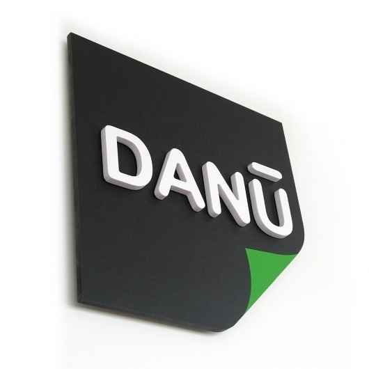DANU by Associate #logo #identity #stationery #signage #type