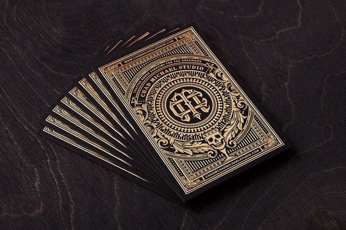 Chad Michael Studio Business Card #print #paper