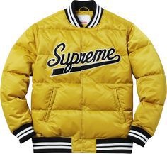 Supreme F/W 2016 | Script Varsity Puffy Jacket