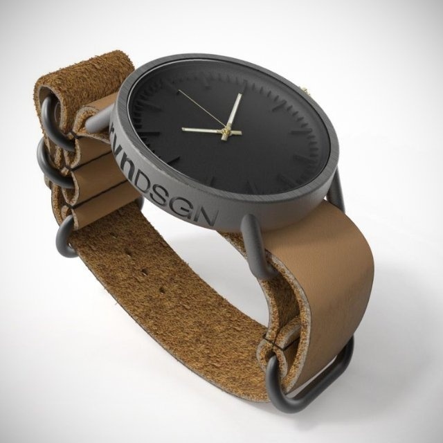 rvndsgn 3d printed titanium watch #inspiration #creative #simplicity #design #photography #industrial #minimal #watch #fashion #beautiful #style
