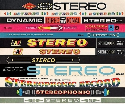 Stereo! on yay!everyday #packaging #print #retro #typography