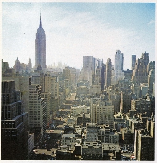 midtown manhattan looking south from time and life building october 1964 | Flickr - Photo Sharing! #manhattan #photography #vintage #york #1964 #new