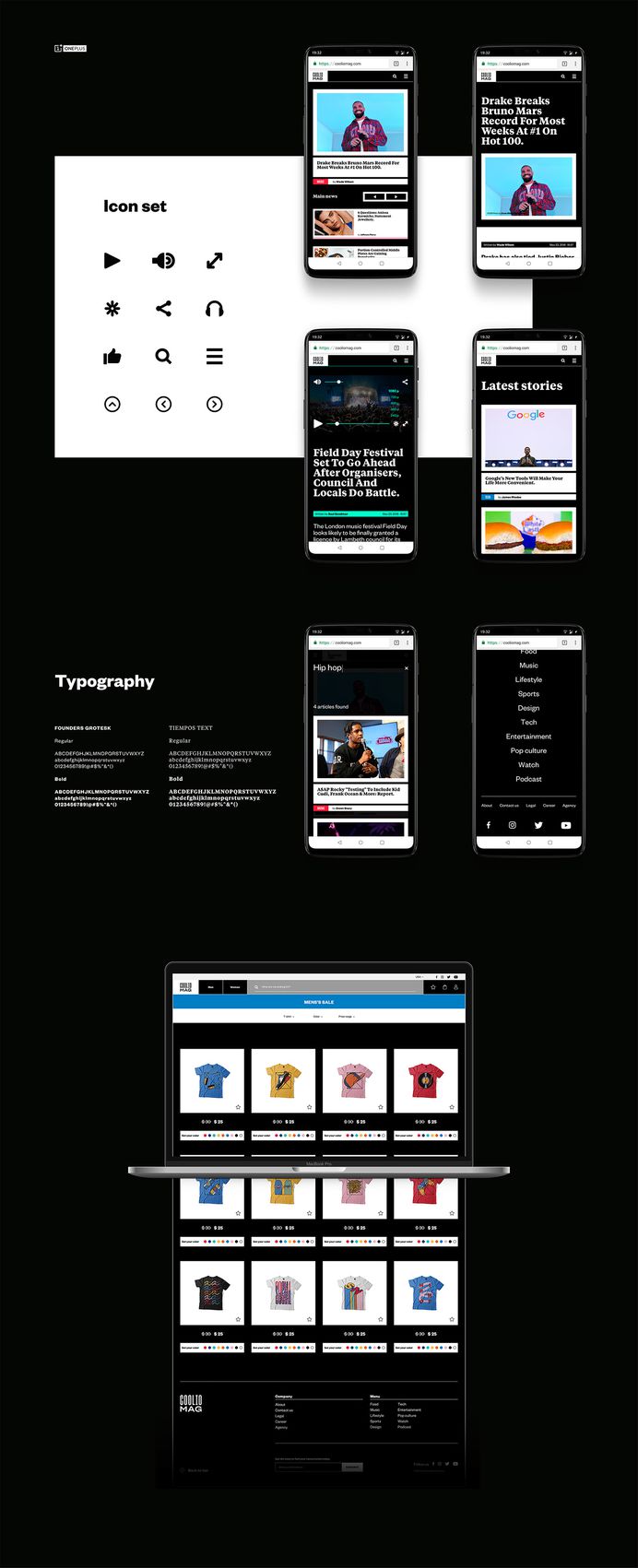 Super Cool Brand Identity for Coolio Mag