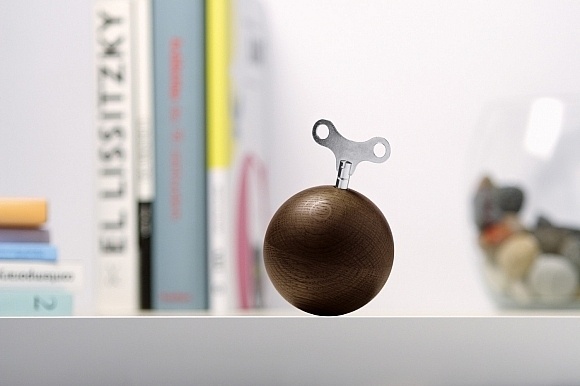 The Mozartkugel Music Box is an adult take on a childhood toy. Shaped like a bomb, the bauble is composed of a solid wooden sphere and a vin