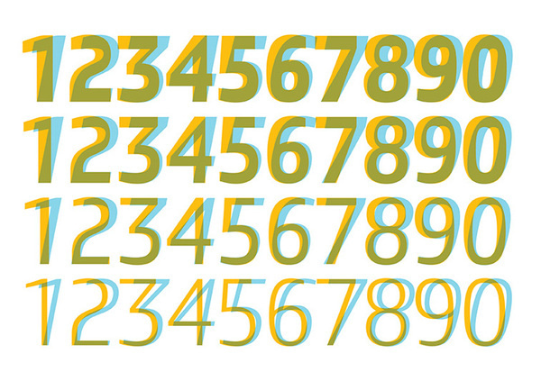 in use 4 #numbers #typography