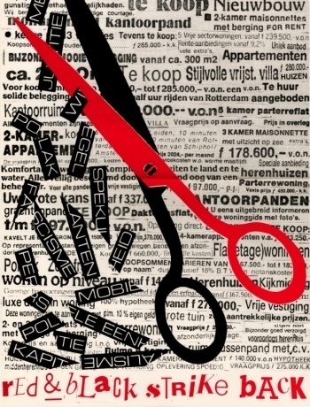 1980,_poster_red_&_black_strike_back.jpg (Immagine JPEG, 350x460 pixel) #music #punk #design #graphic