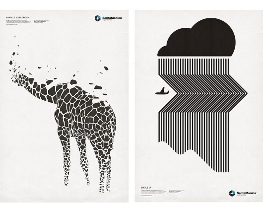 Mark Brooks Graphik Design » SANTAMONICA LW #design #graphic #poster