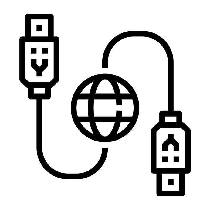 See more icon inspiration related to usb, port, usb cable, cable, earth, grid, connection, globe, technology and computer on Flaticon.