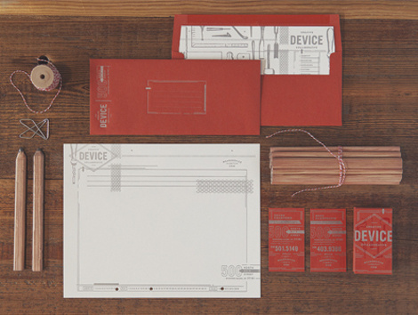device creative collaborative #device #identity #branding #red