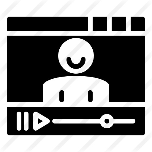 See more icon inspiration related to vlog, vlogger, influencer, youtuber, video player, entertainment, communications, social media, youtube, interface, internet, people and video on Flaticon.