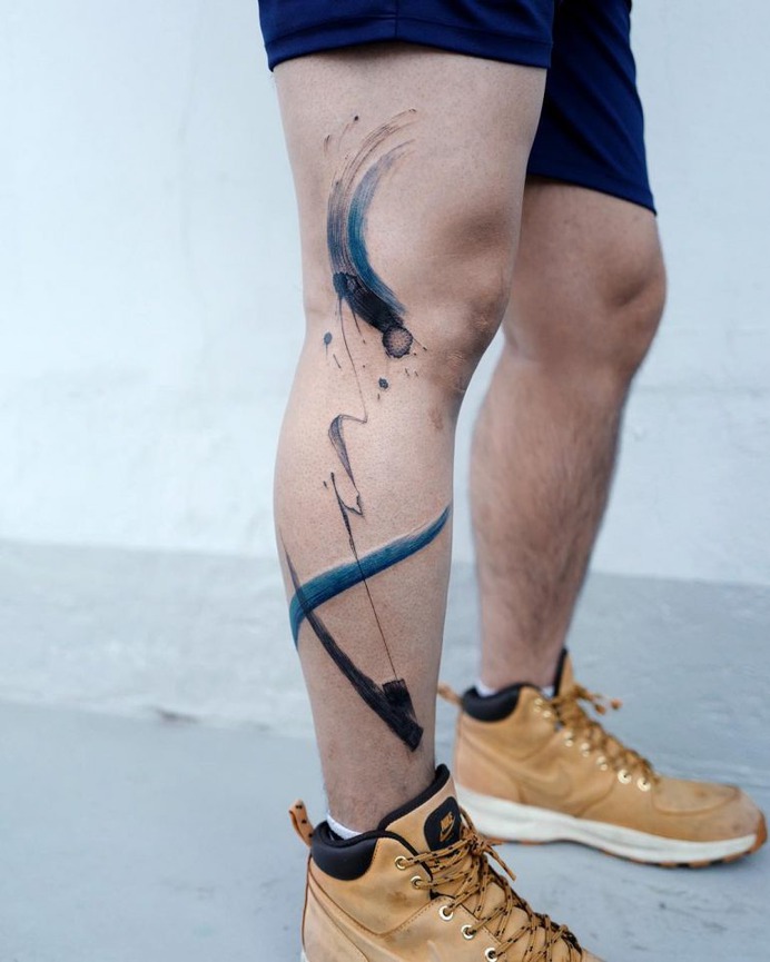 Leg Tattoo