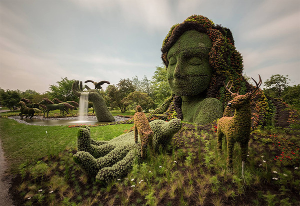 Remarkable Plant Sculptures at the 2013 Mosaicultures Internationales de Montréal #sculpture #plants #art