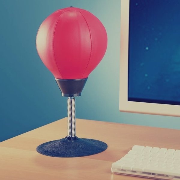 Stress Buster Desktop Punching Ball #gadget