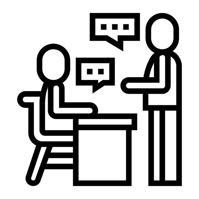 See more icon inspiration related to person, entrust, counselling, assigment, advice, network, service, speech bubble, networking and people on Flaticon.