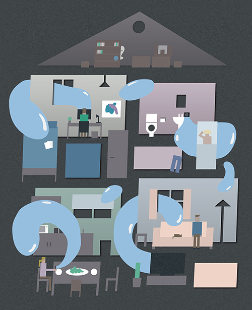 Haunted #family #ghost #house #lifestyle #people #internet #communication #drawing