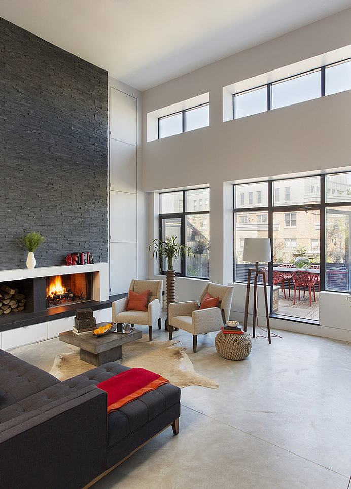 Two story loft