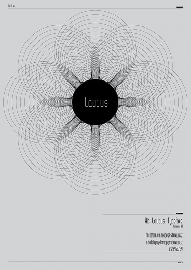 Alt Lautus Typeface on the Behance Network #design #graphic #typeface #poster #type