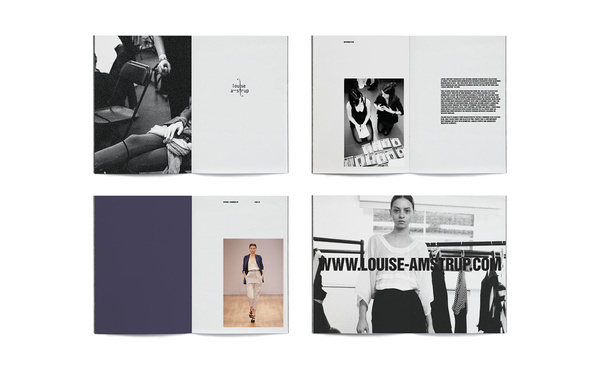 LOUISE AMSTRUP - SPRING/SUMMER 09 | LOOKBOOK #layout #design #graphic #editorial