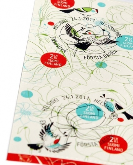 Pietari Posti Illustration Art Design Pretty Pictures #birds #stamp #nature