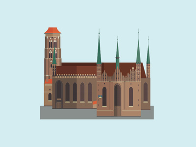 St.Mary's church in Gdańsk, POland