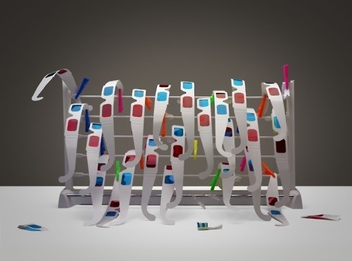 No-Domain #glasses #crocodile #lullaby #tles #readymade #anaglyphic #domain #3d #no #javier